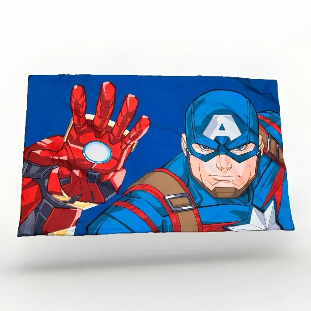 Marvel Avengers Pillowcase Hulk Captain America Iron Man Kids Standard